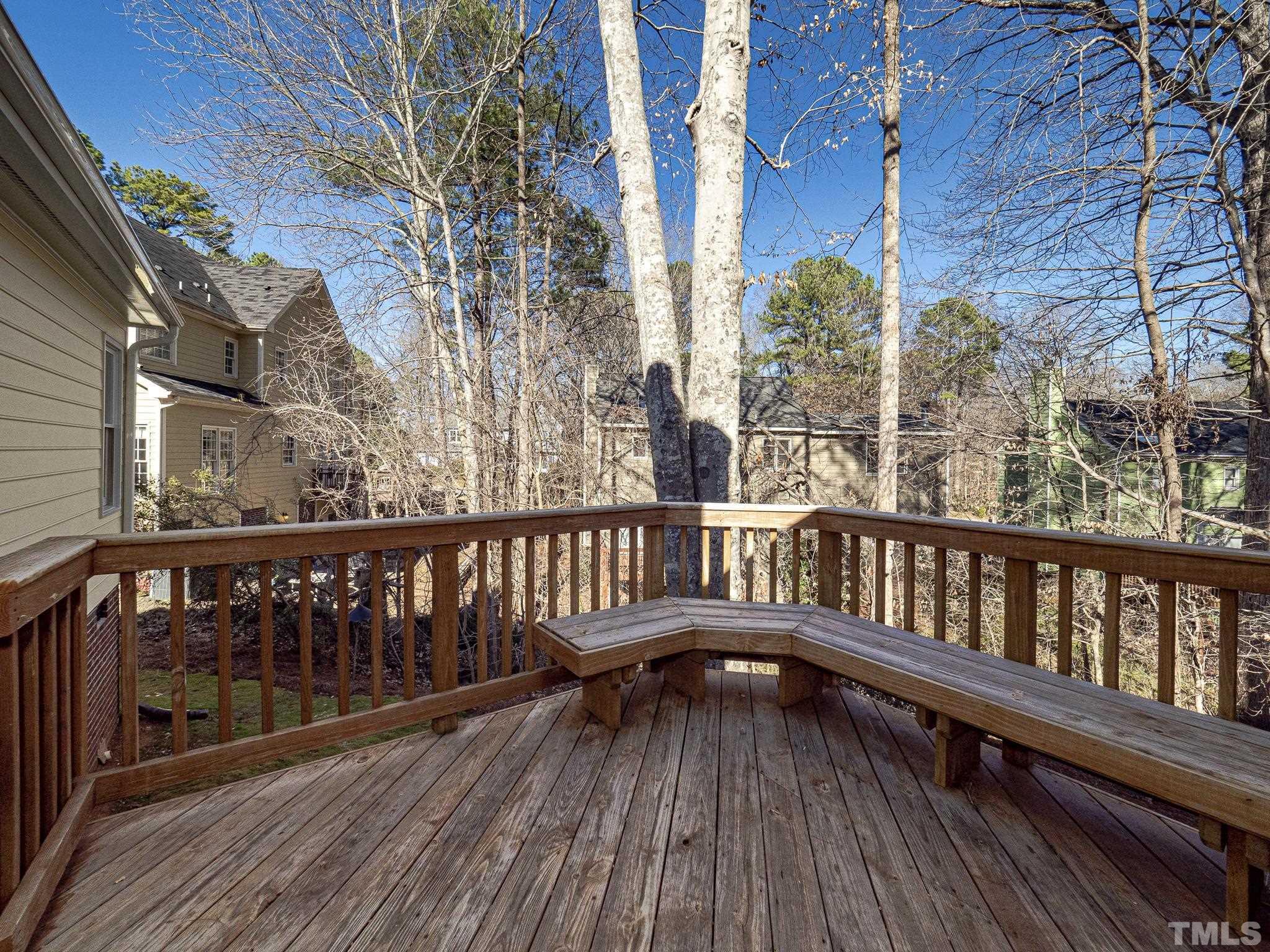 106 Kingsmill Road Cary, NC 27511 - Photo 27 of 31 a view of balcony with wooden floor