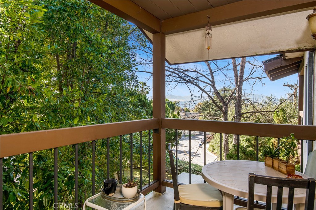 1036 Sherlock Drive Burbank, CA 91501 - Photo 11 of 28 a view of a balcony with chair and table