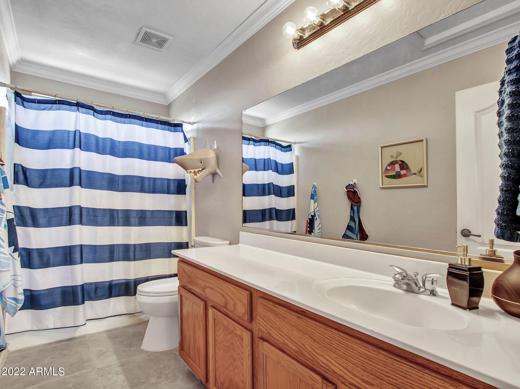 11645 West Mountain View Road Youngtown, AZ 85363 - Photo 30 of 45 a bathroom with a sink and a mirror