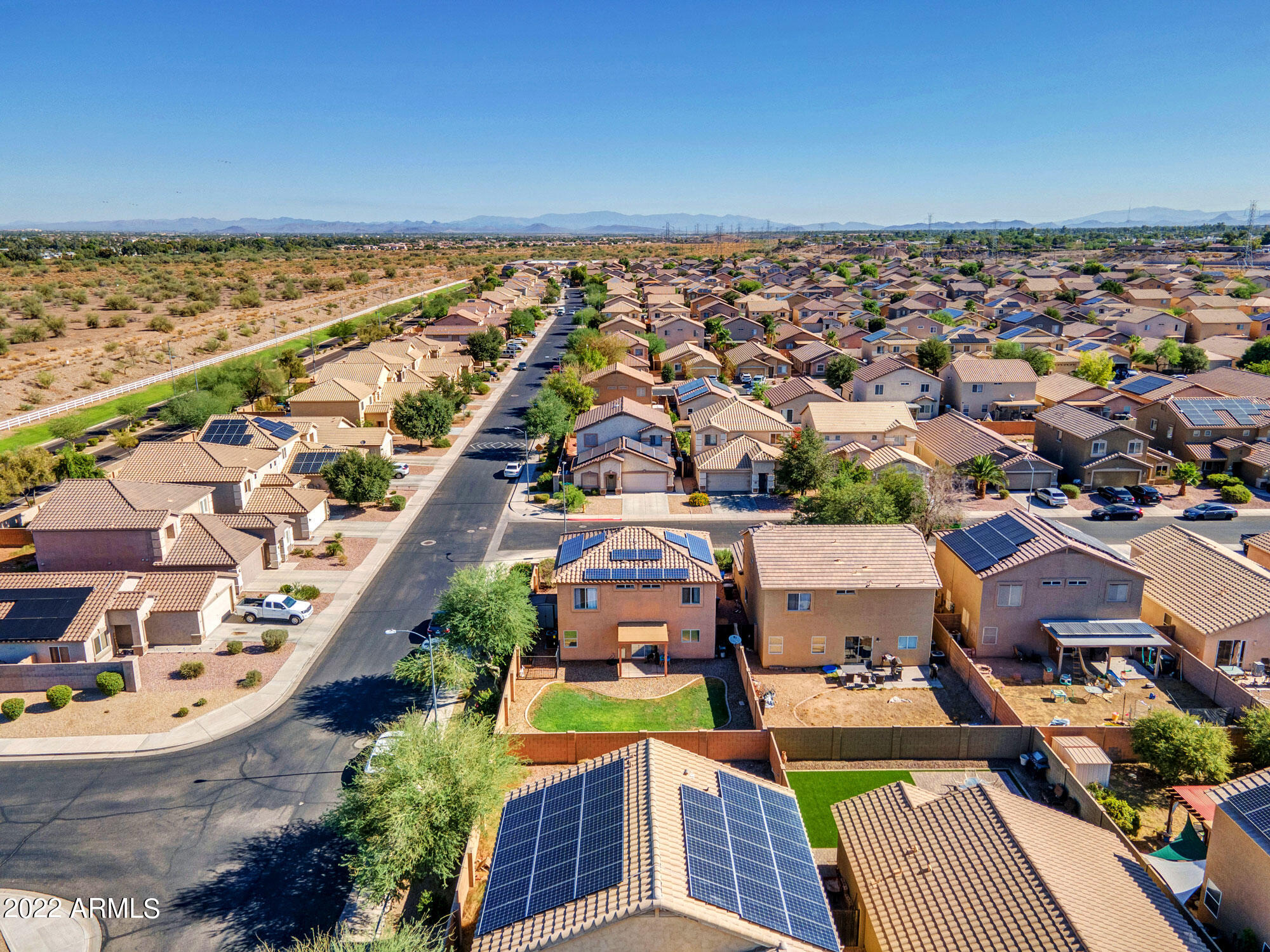 11645 West Mountain View Road Youngtown, AZ 85363 - Photo 42 of 45 an aerial view of a house