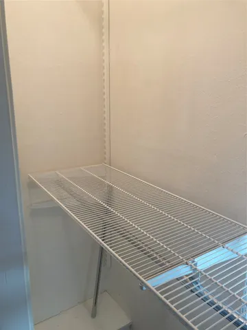 a view of a car park from a balcony