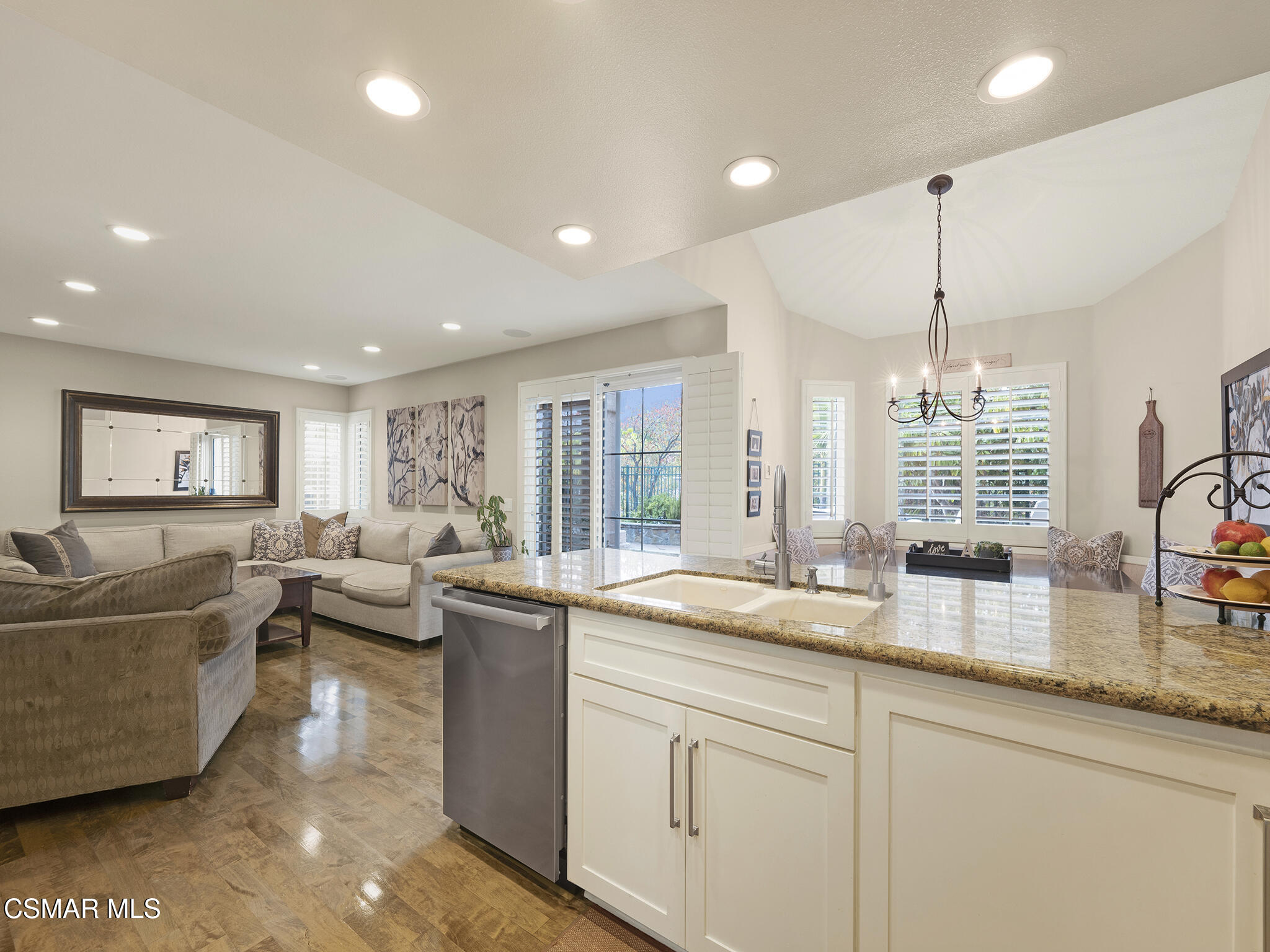 625 Sedgeworth Court Simi Valley, CA 93065 - Photo 13 of 44 a living room with furniture and a chandelier