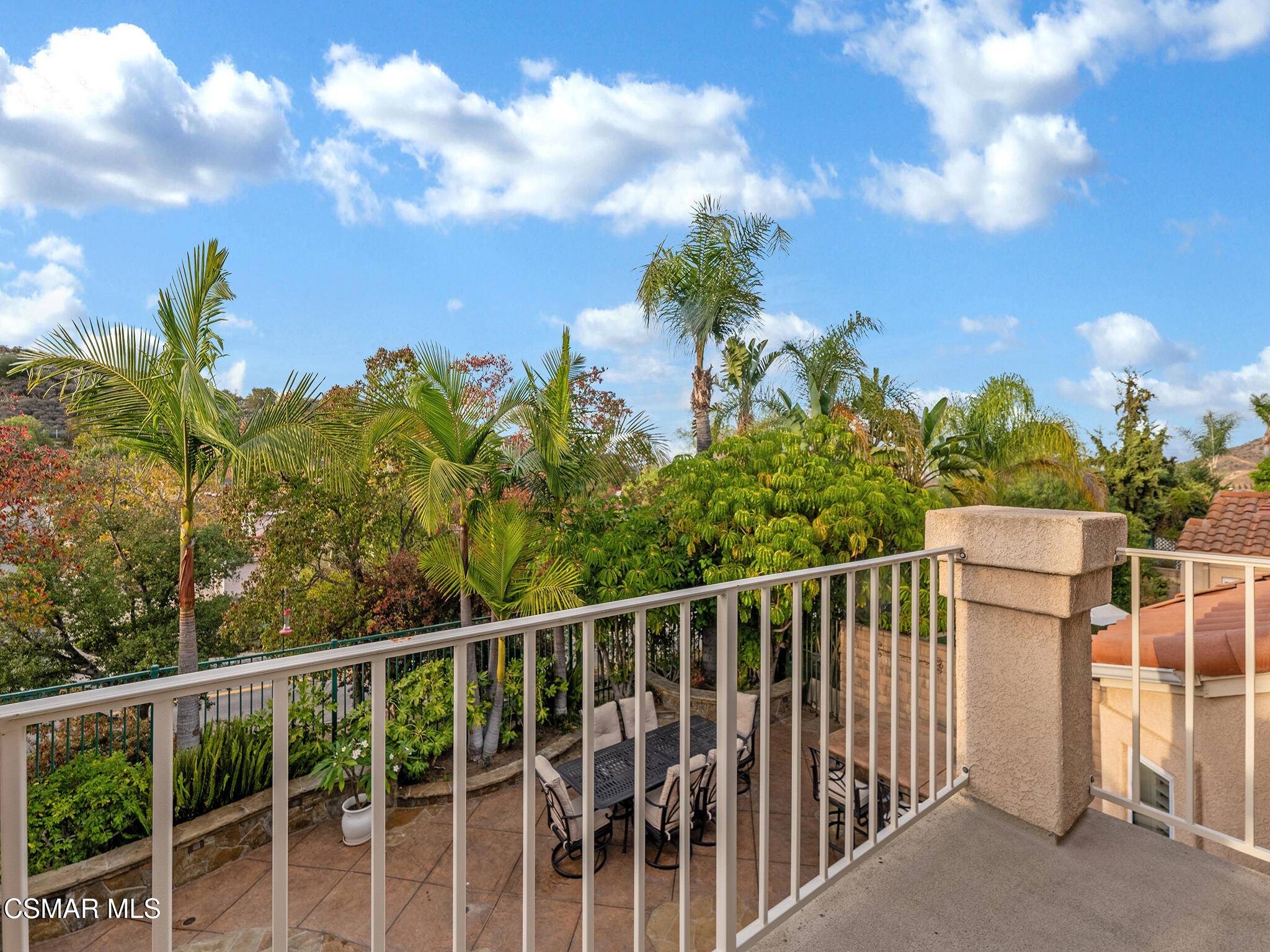 625 Sedgeworth Court Simi Valley, CA 93065 - Photo 25 of 44 a view of a balcony with wooden fence