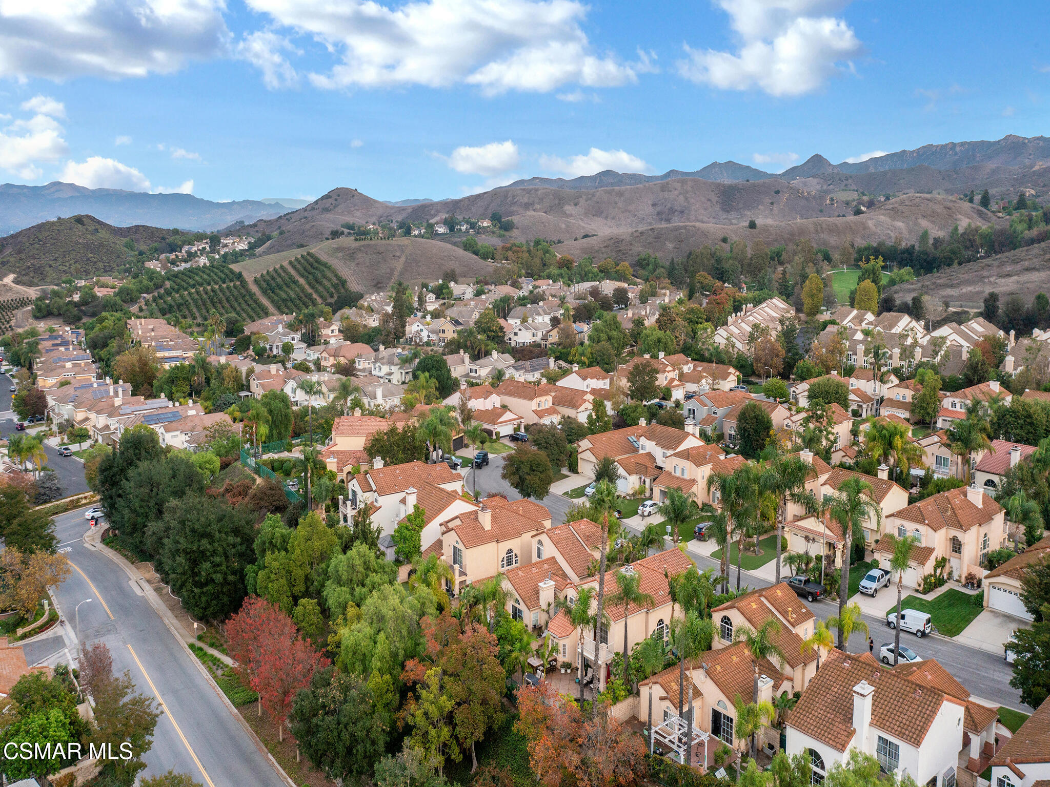 625 Sedgeworth Court Simi Valley, CA 93065 - Photo 34 of 44 a view of a city with mountains in the background