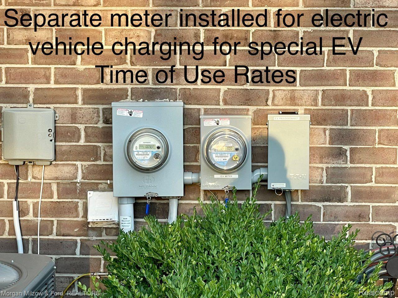 4557 Oakhurst Ridge Road Clarkston, MI 48348 - Photo 34 of 42 Separate meter for EV time of use rates