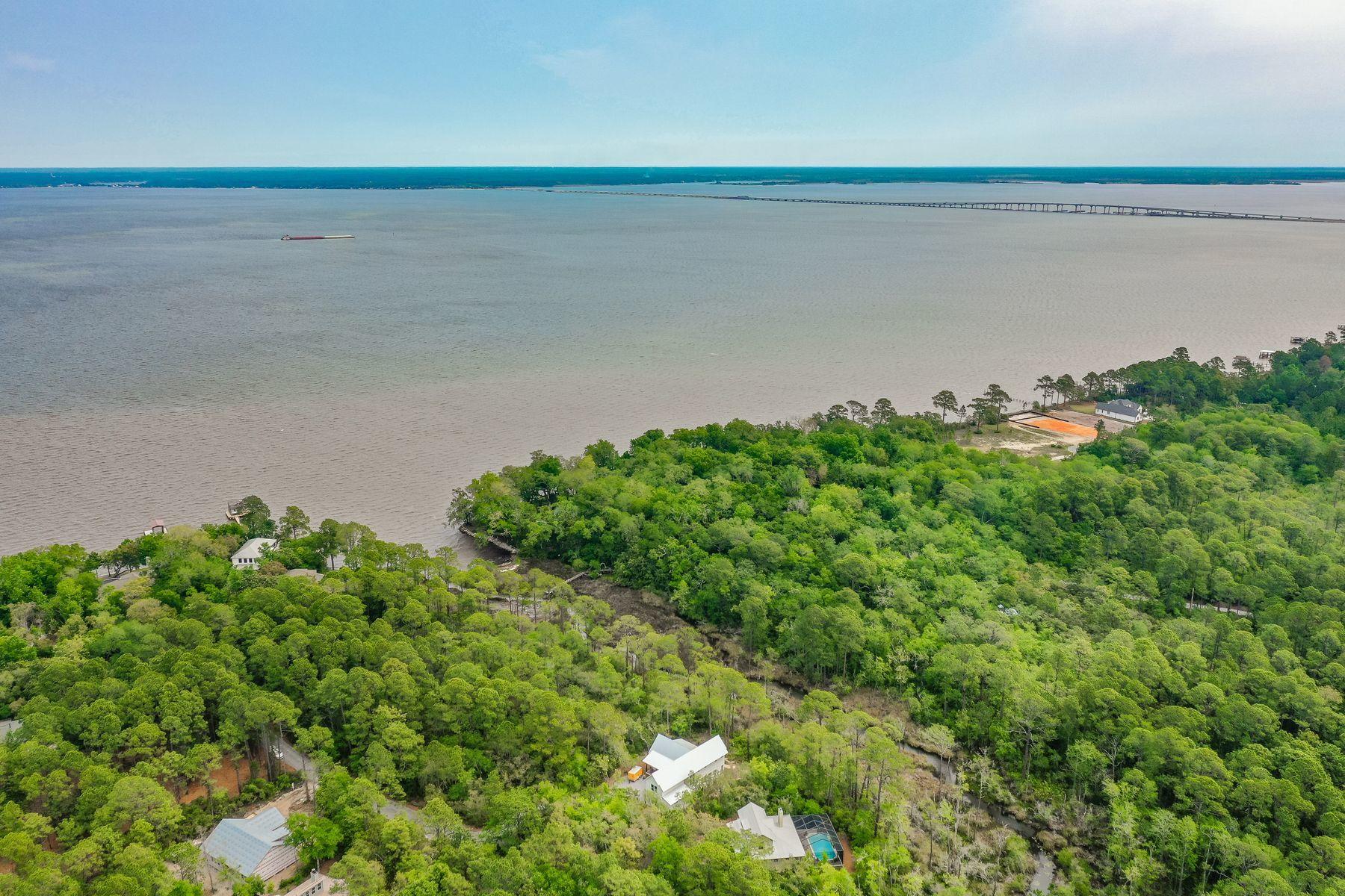 Lot 9 Adair Lane Santa Rosa Beach, FL 32459 - Photo 22 of 23 a view of a lake and outdoor space