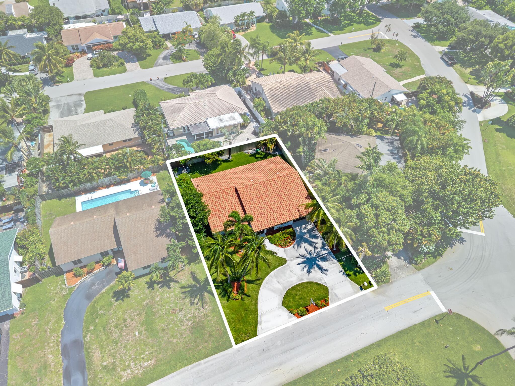 741 Curlew Road Delray Beach, FL 33444 - Photo 33 of 37 Arial