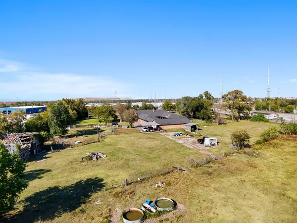 a view of a lake with beach