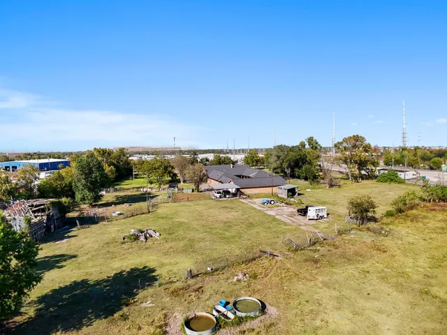 a view of a lake with beach