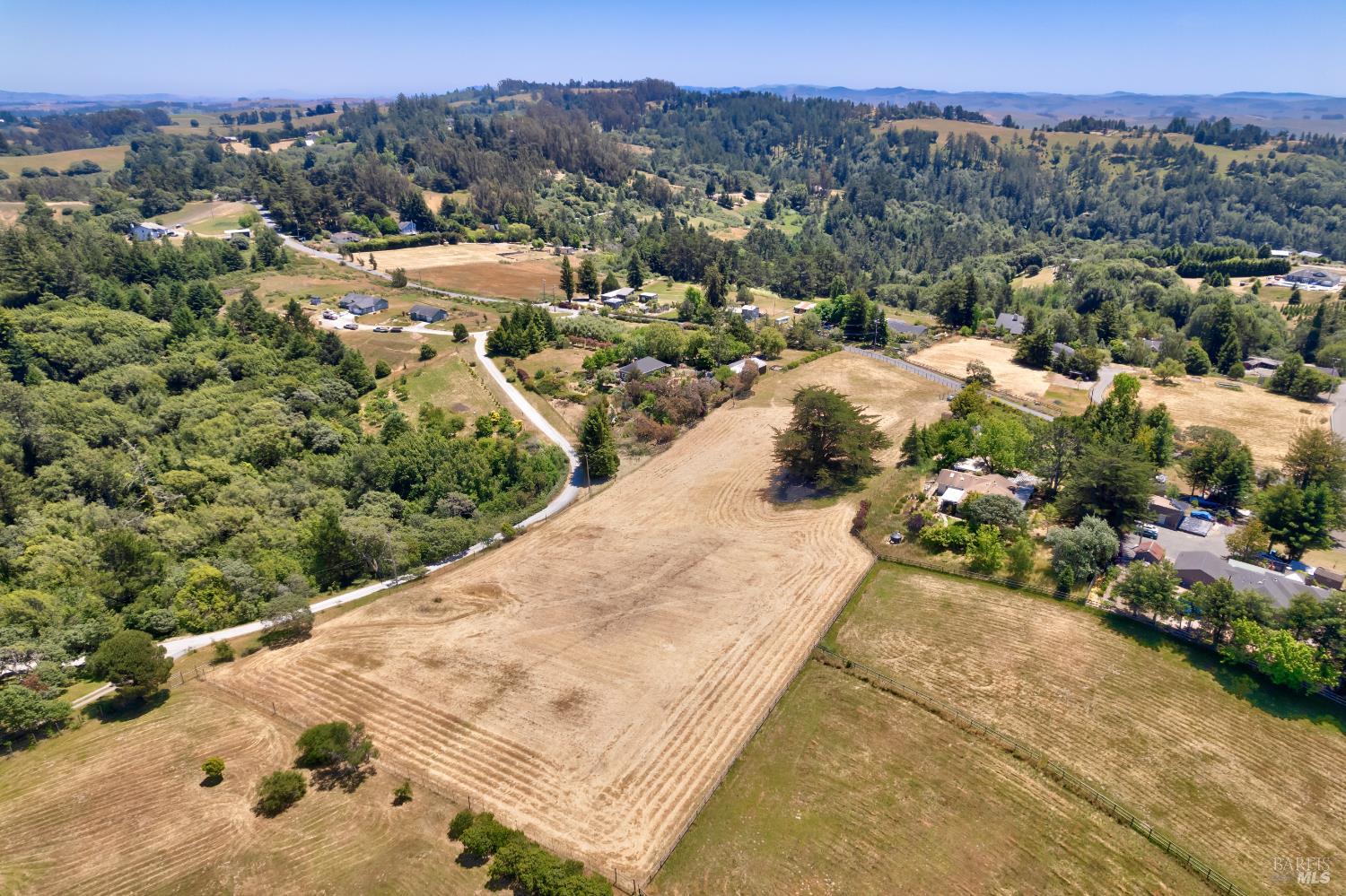 10700 Barnett Valley Road Sebastopol, CA 95472 - Photo 2 of 21 an aerial view of residential houses with outdoor space