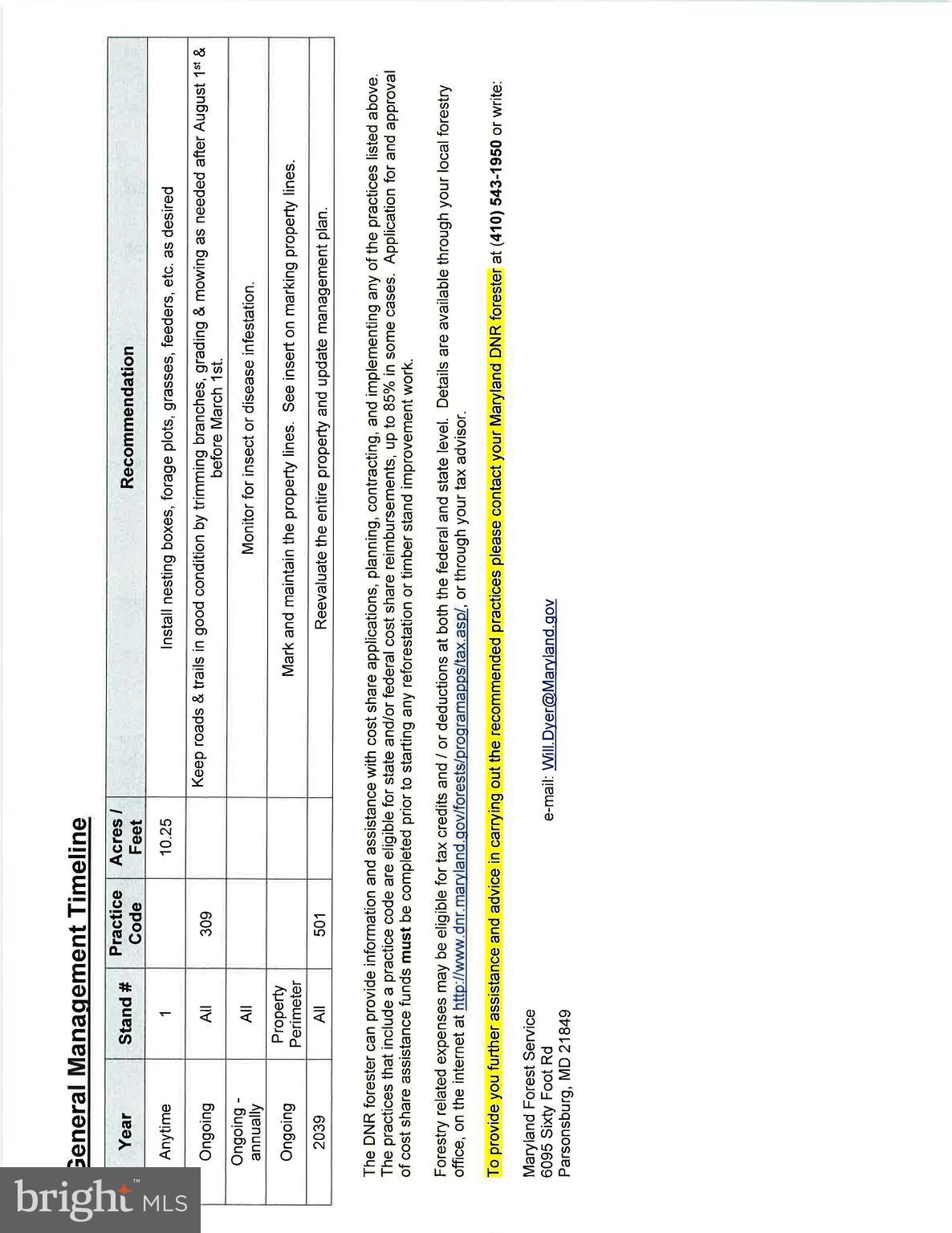 4419 Cooper Road Eden, MD 21822 - Photo 133 of 146 Forestry Plan