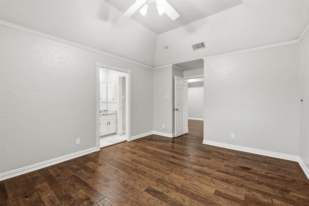 848 Birdsong Bedford, TX 76021 - Photo 30 of 40 wooden floor in an empty room