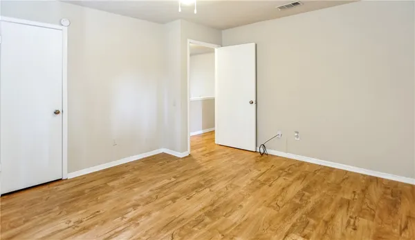 a view of an empty room