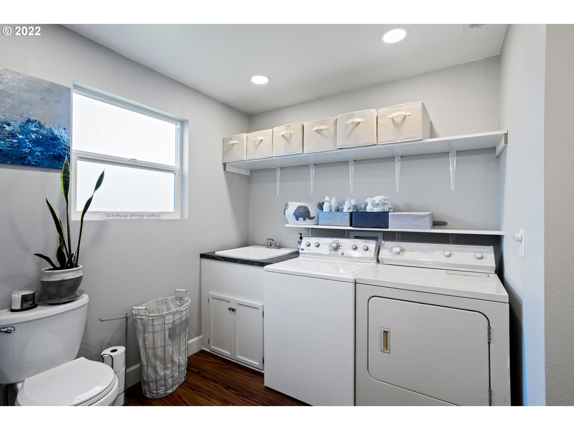 1174 Southwest Maple Street Dallas, OR 97338 - Photo 26 of 32 a room with a sink cabinets and a window
