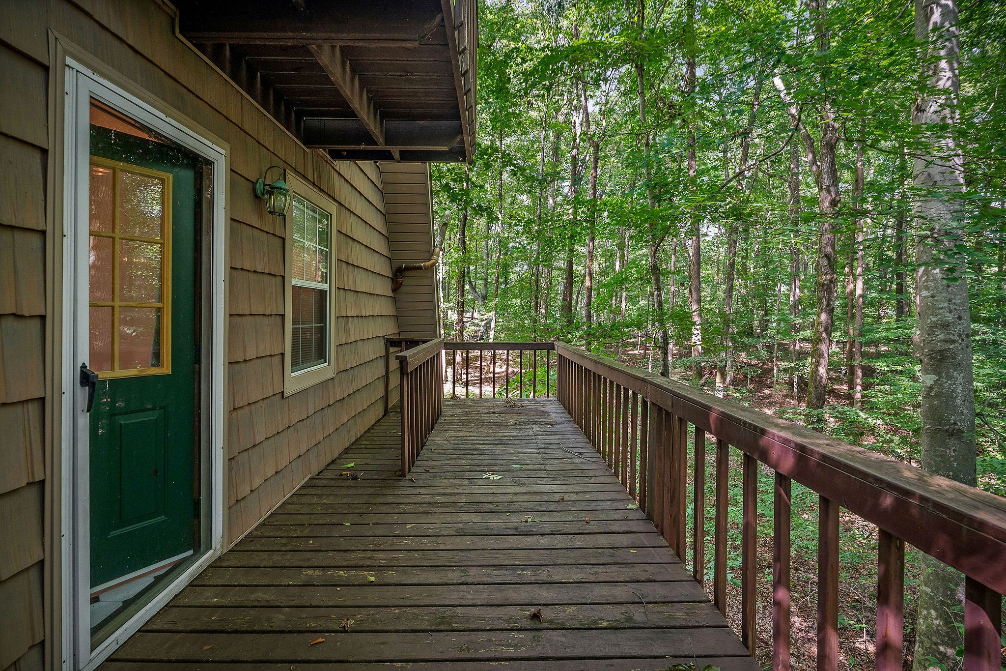 308 Cosby Parris Road Byrdstown, TN 38549 - Photo 17 of 32 a view of balcony with wooden floor