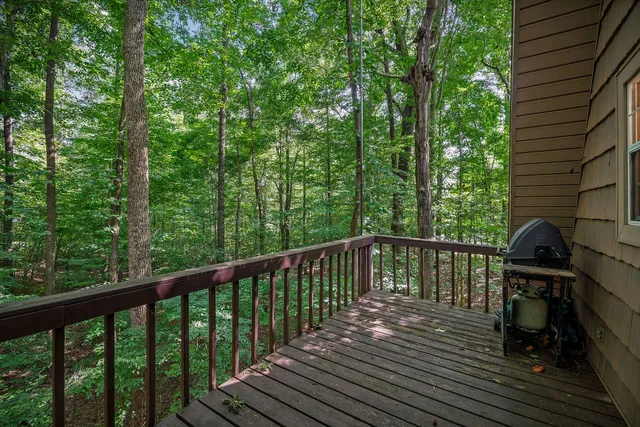 a view of balcony and deck
