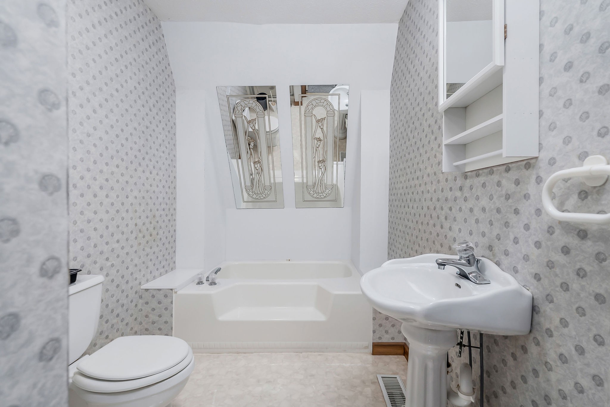 308 Cosby Parris Road Byrdstown, TN 38549 - Photo 20 of 32 a bathroom with a sink a toilet and shower