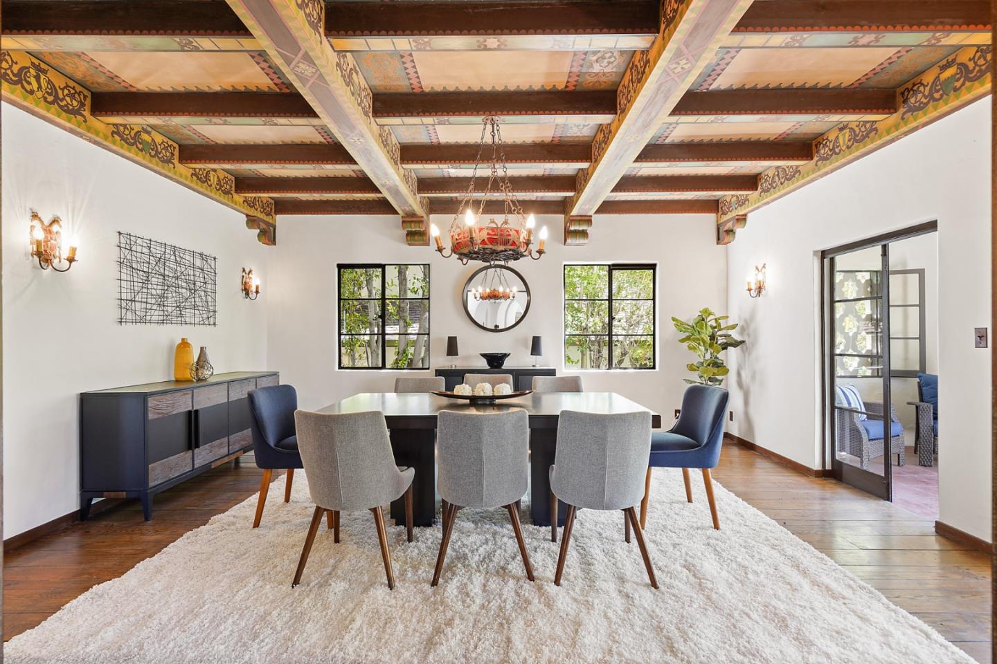 401 Parrott Drive San Mateo, CA 94402 - Photo 15 of 68 a view of a dining room with furniture window and wooden floor