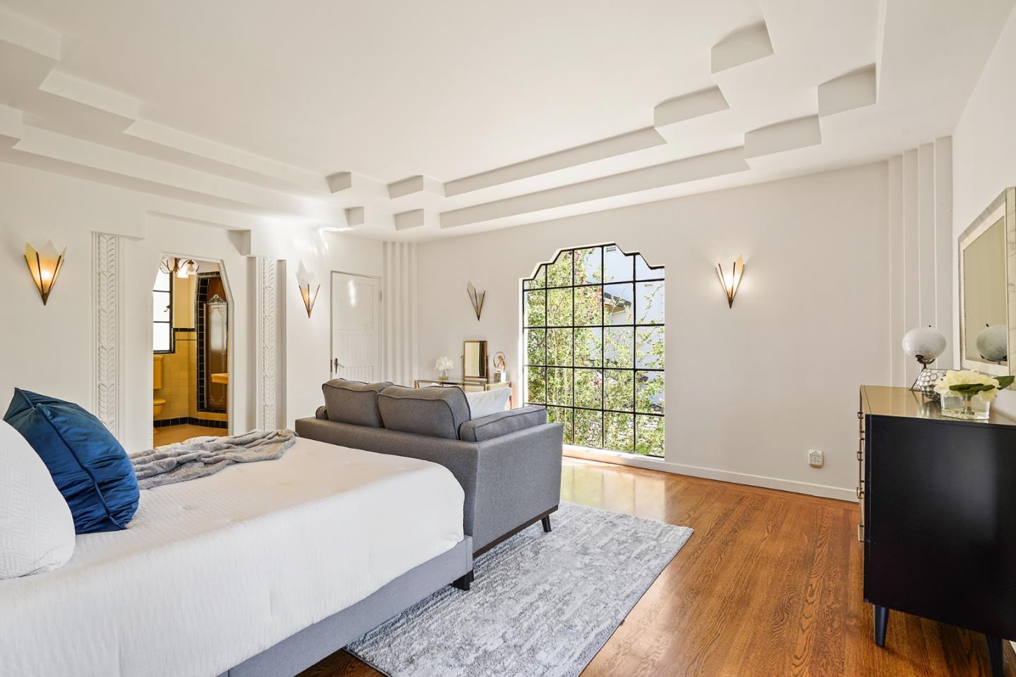 401 Parrott Drive San Mateo, CA 94402 - Photo 37 of 68 a living room with furniture and a flat screen tv