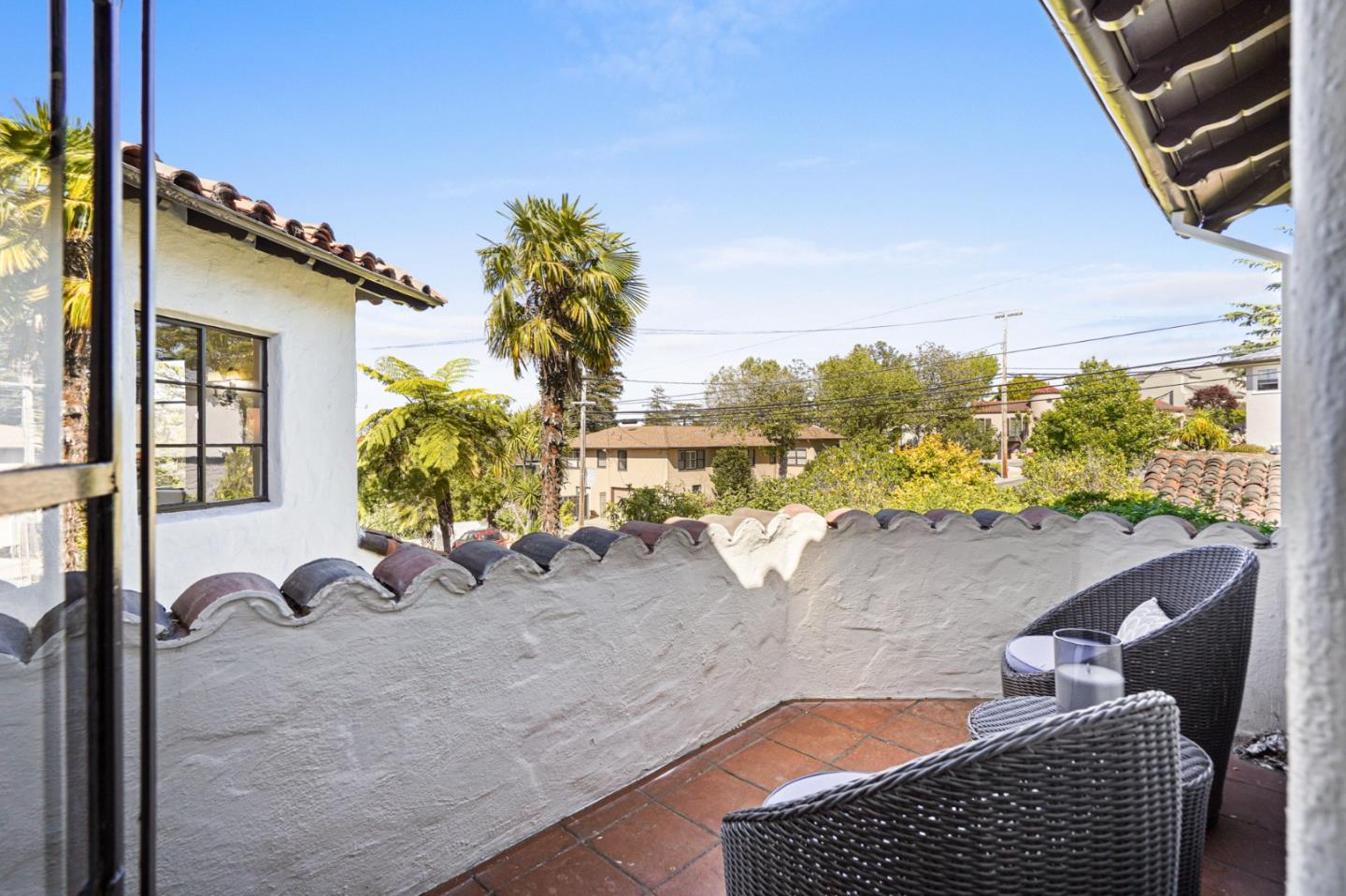 401 Parrott Drive San Mateo, CA 94402 - Photo 46 of 68 a view of balcony with furniture and outdoor space