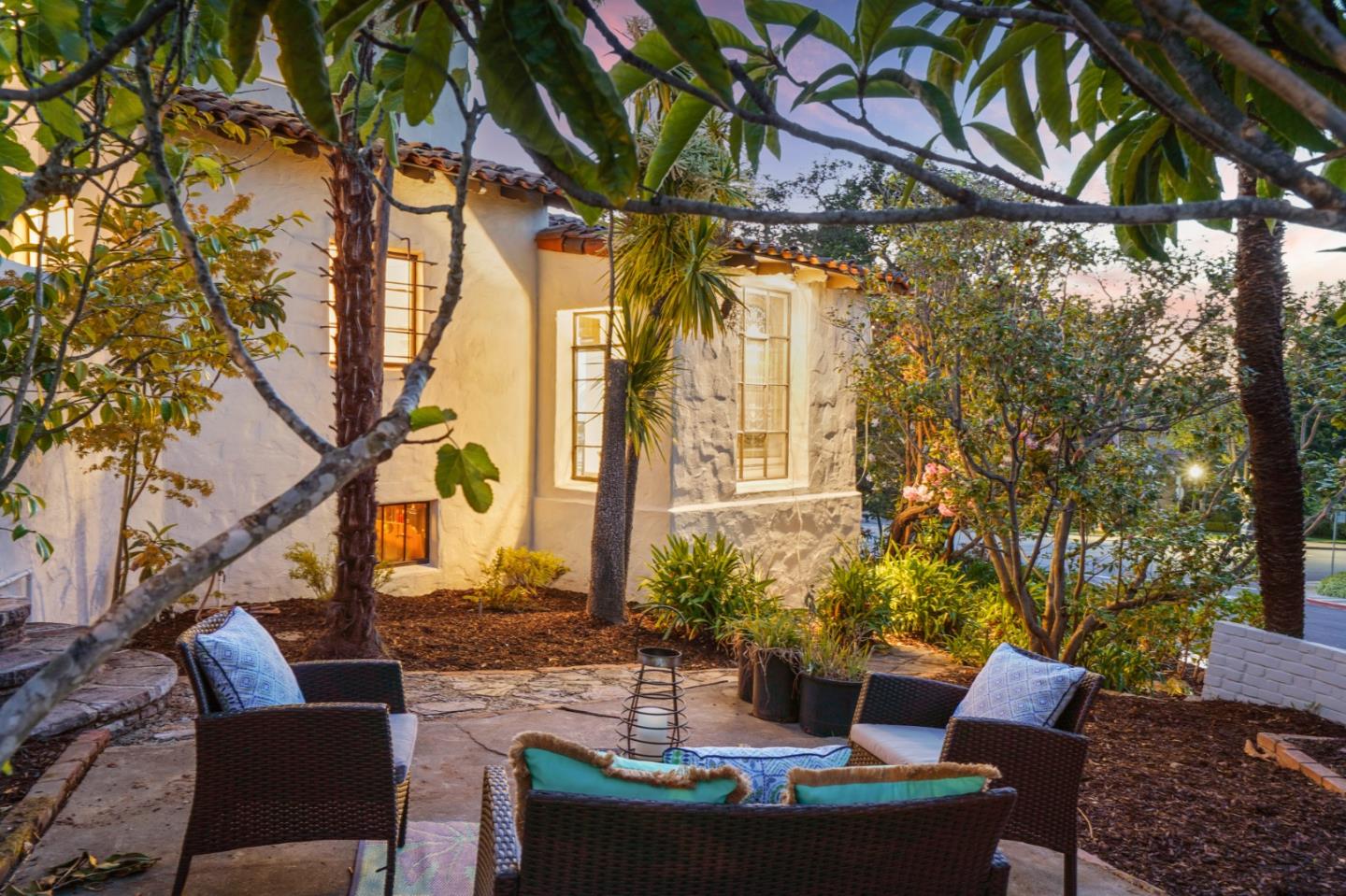 401 Parrott Drive San Mateo, CA 94402 - Photo 64 of 68 a view of patio with couches table and chairs and potted plants