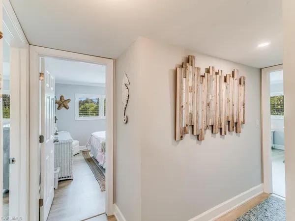 a view of a bathroom with a bathroom