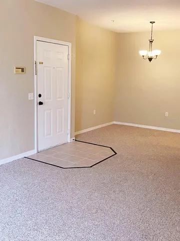 an empty room with a empty space