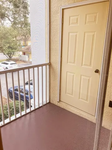 a view of front door