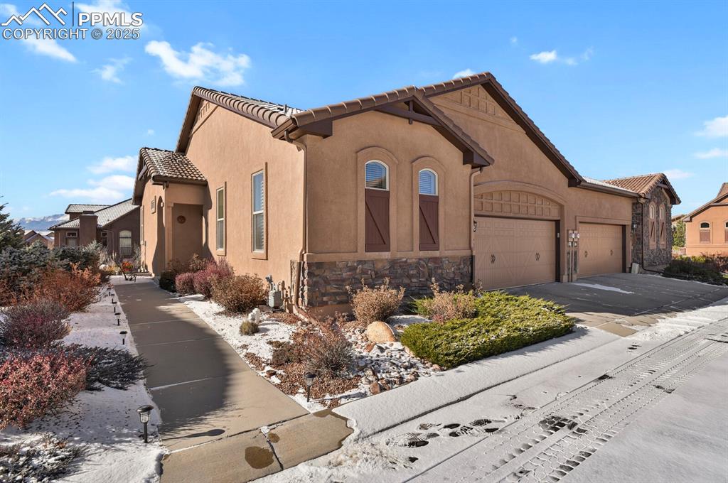 13015 Cake Bread Heights Colorado Springs, CO 80921 - Photo 43 of 45 a front view of a house