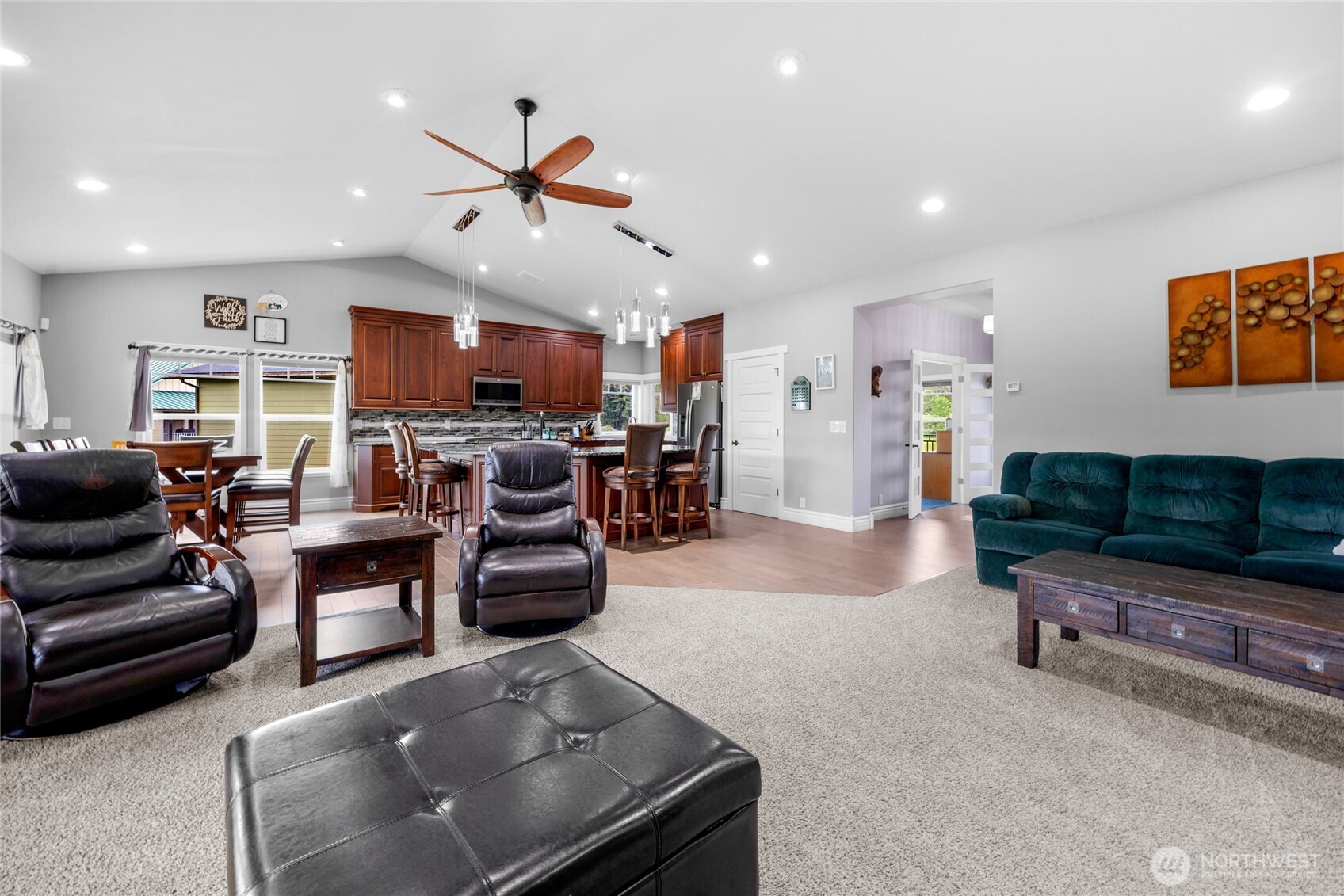 26812 162nd Street Southeast Monroe, WA 98272 - Photo 9 of 40 a living room with furniture and a flat screen tv