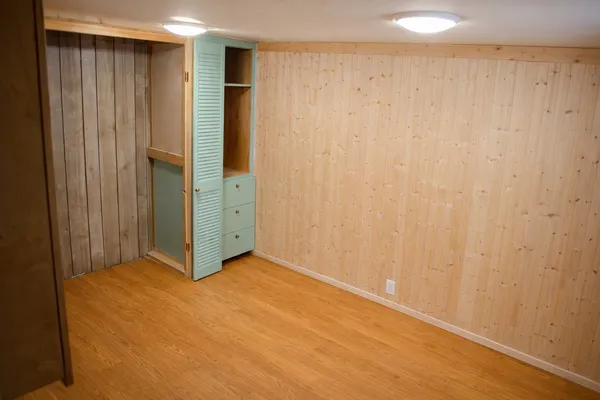 a view of an empty room