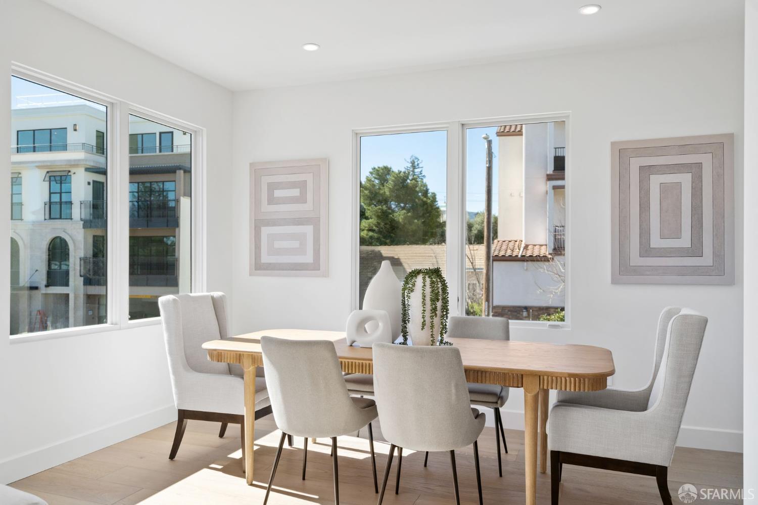 425 1st Street, Unit 31 Los Altos, CA 94022 - Photo 5 of 19 a view of a dining room with furniture window and outside view