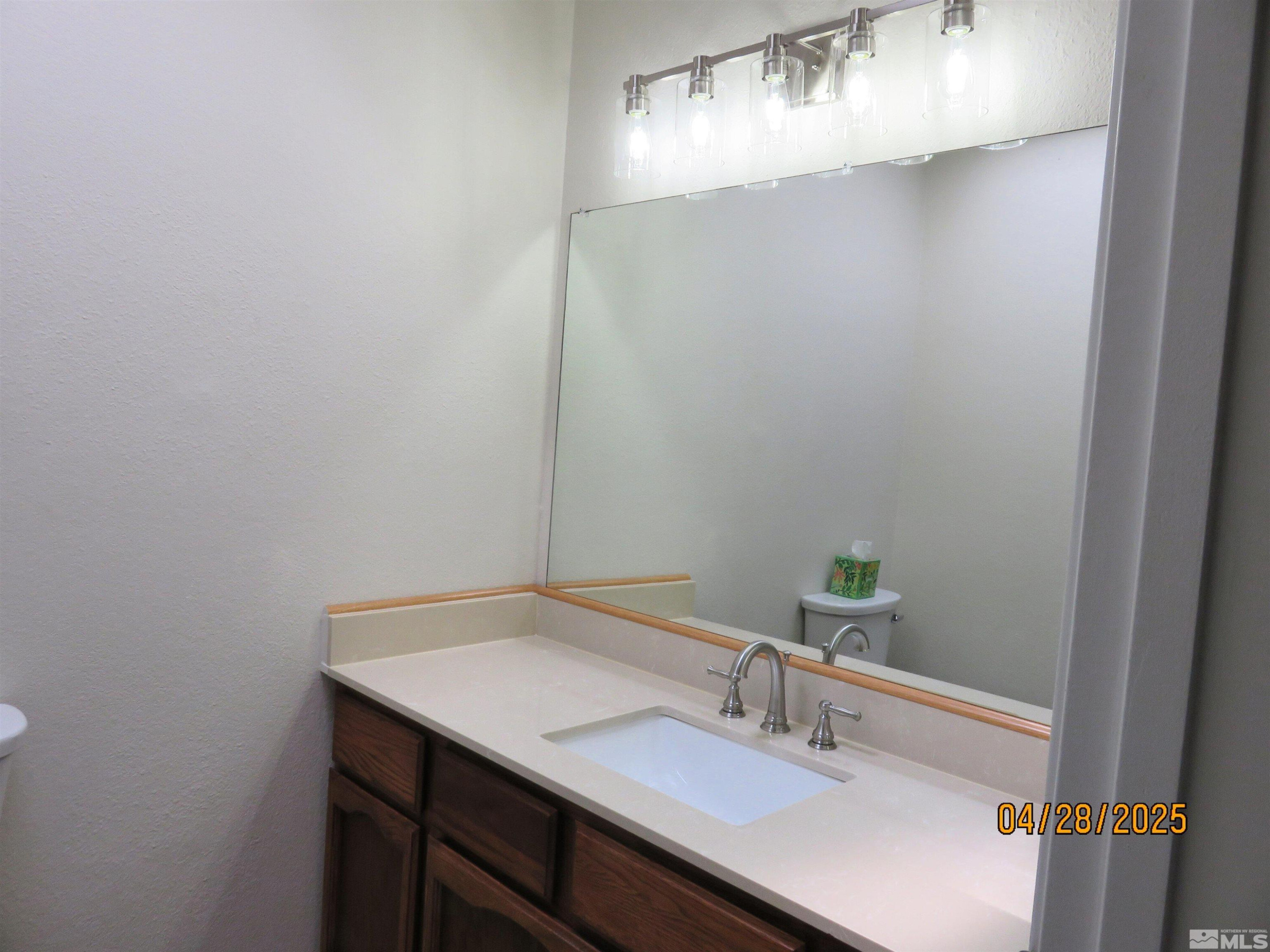 3973 Knoblock Road Carson City, NV 89706 - Photo 19 of 39 a bathroom with a sink and a mirror