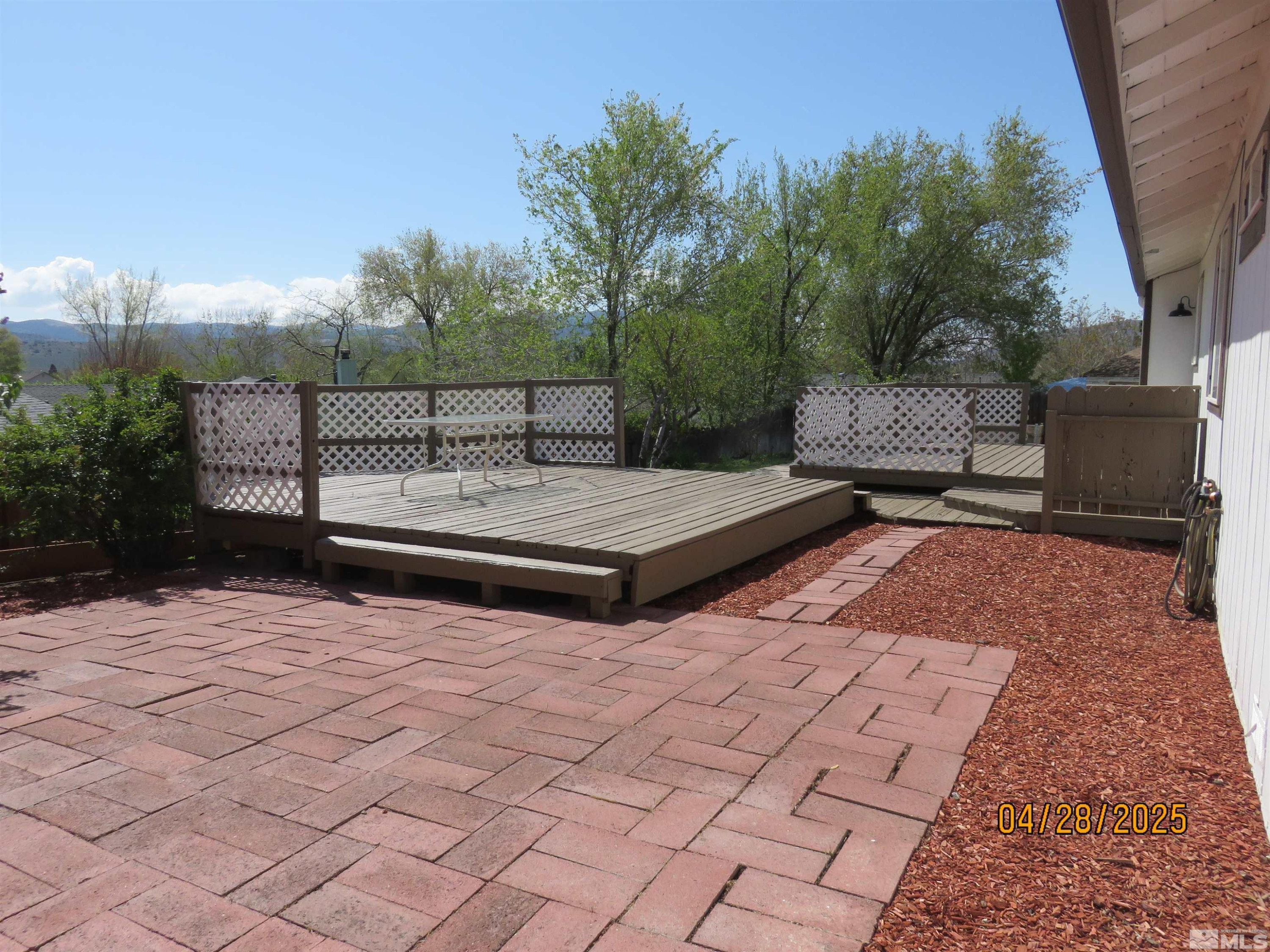 3973 Knoblock Road Carson City, NV 89706 - Photo 36 of 39 a view of backyard with sitting area
