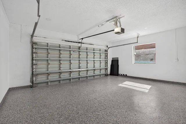 a view of a patio with swimming pool