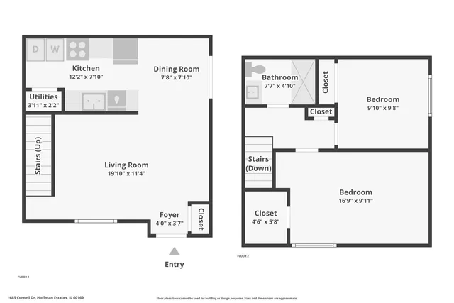 $240,000 | 1685 Cornell Drive, Hoffman Estates, IL 60169