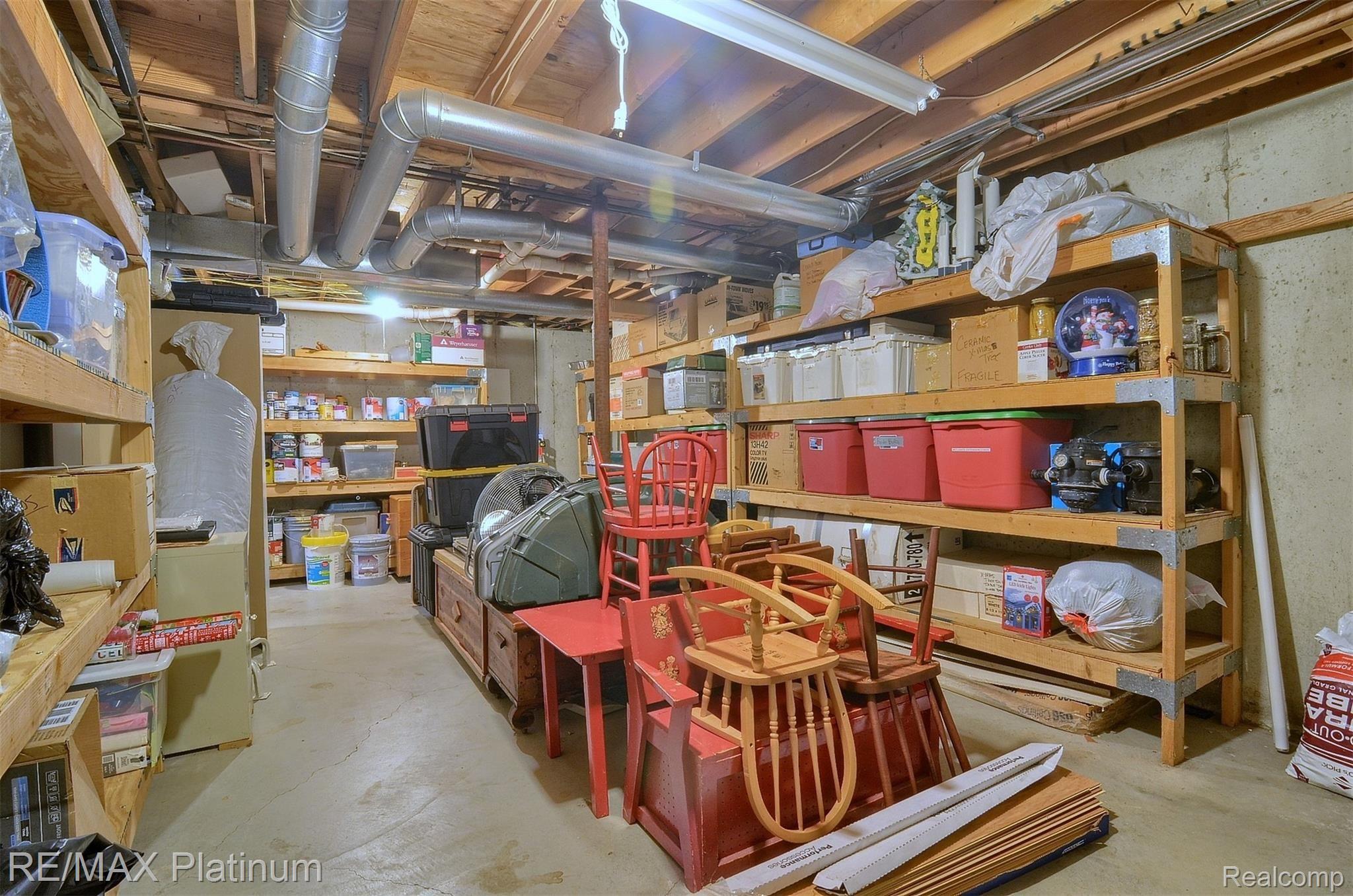 15081 Murray Road Byron, MI 48418 - Photo 29 of 31 Finished_Lower_Level_Storage.jpg