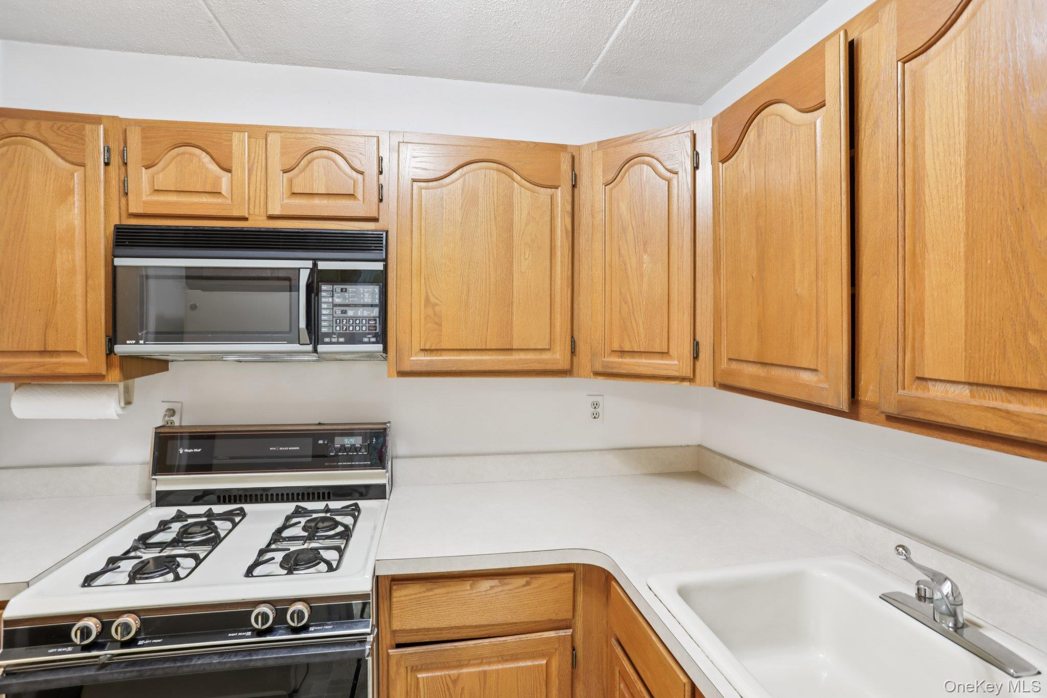 108 Sagamore Road, Unit 3E Tuckahoe, NY 10707 - Photo 17 of 30 a kitchen with granite countertop a sink a stove and cabinets