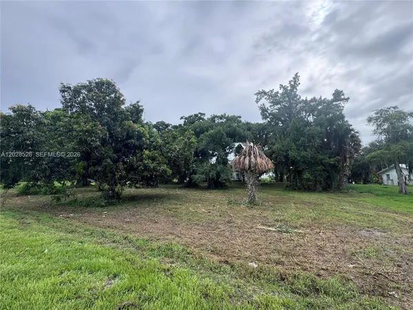 a house with trees in front of it