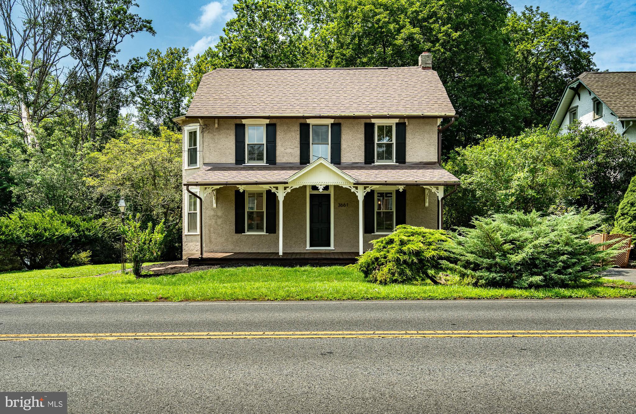 3661 St Peters Road Elverson, PA 19520 - Photo 1 of 36 a front view of a house with a garden