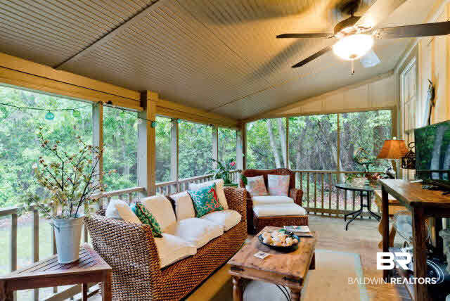 25773 Canal Road, Unit 26 Orange Beach, AL 36561 - Photo 17 of 42 Another angle of the back porch