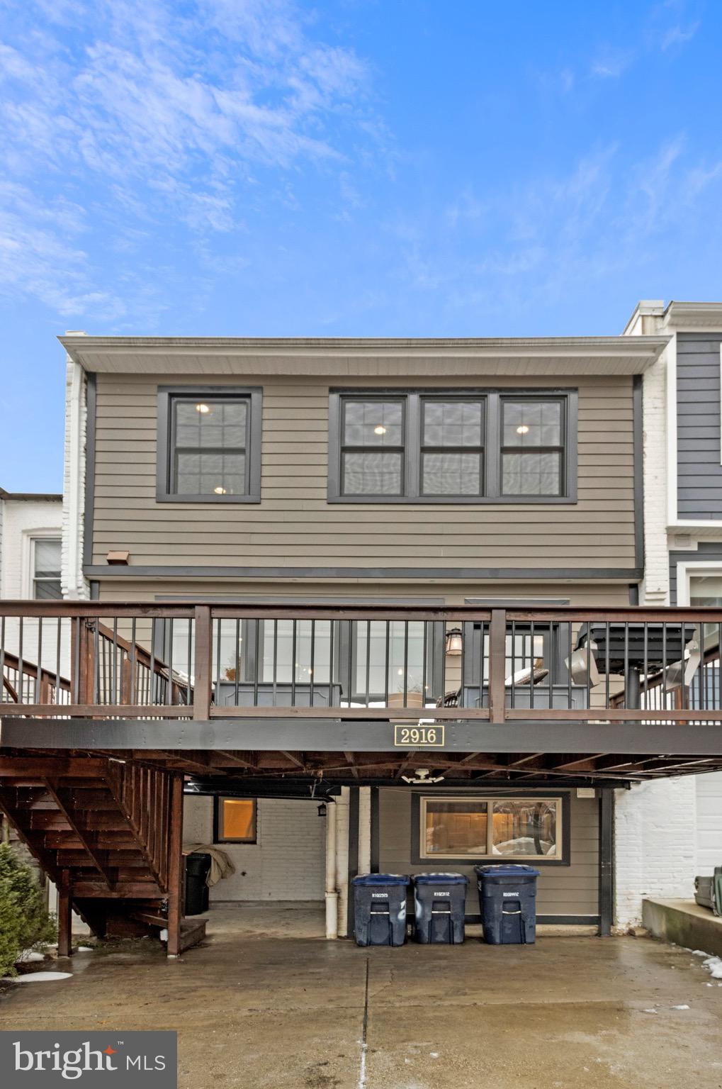 2916 18th Street Northwest Washington, DC 20009 - Photo 48 of 49 a front view of a house with balcony