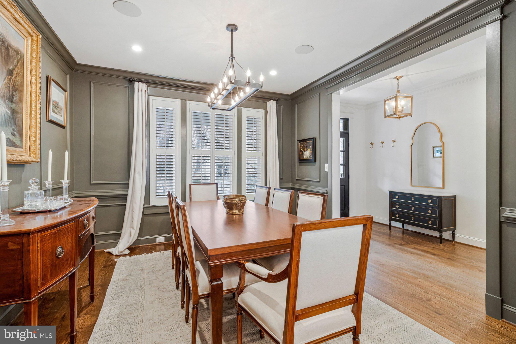 2916 18th Street Northwest Washington, DC 20009 - Photo 5 of 52 a view of a dining room with furniture window and wooden floor