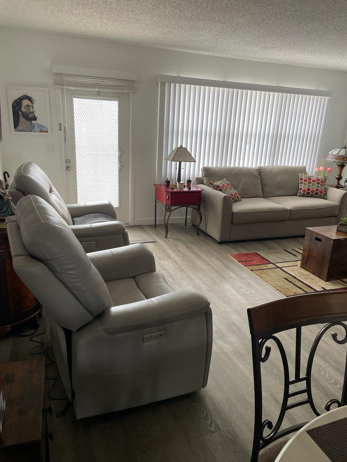 2052 Cornwall C, Unit 2052 Boca Raton, FL 33434 - Photo 3 of 34 a living room with furniture and a window