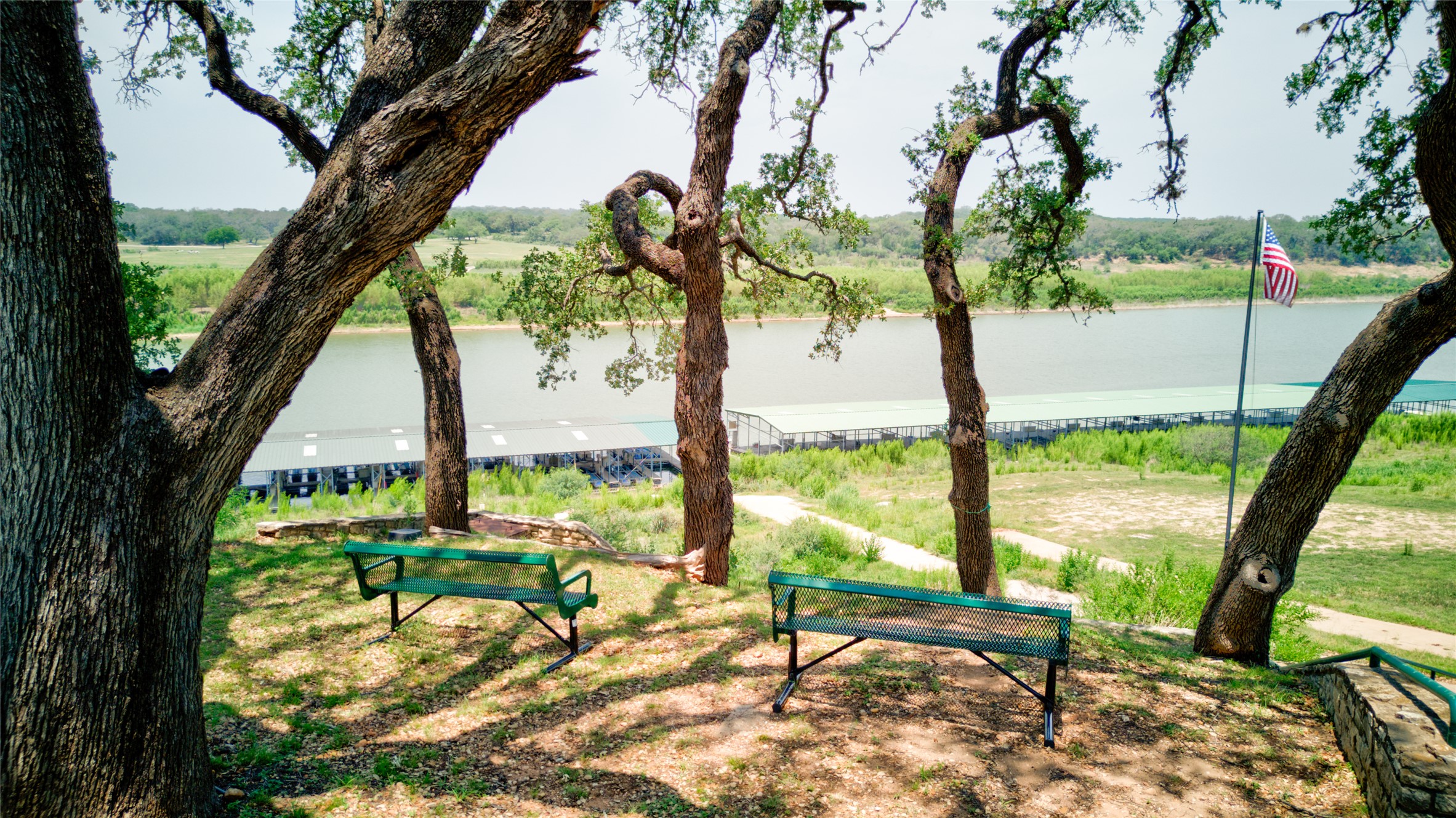 1215 Ridge Harbor Drive Spicewood, TX 78669 - Photo 38 of 39 a view of a garden from a patio