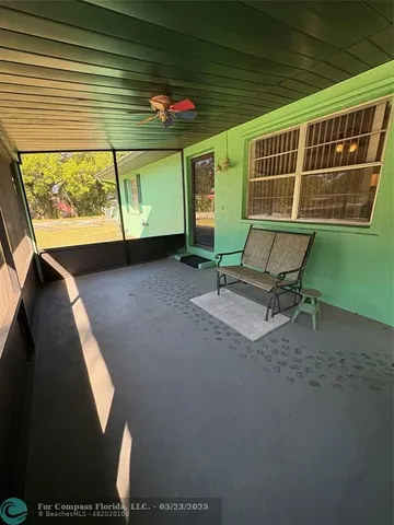 a house view with a outdoor space