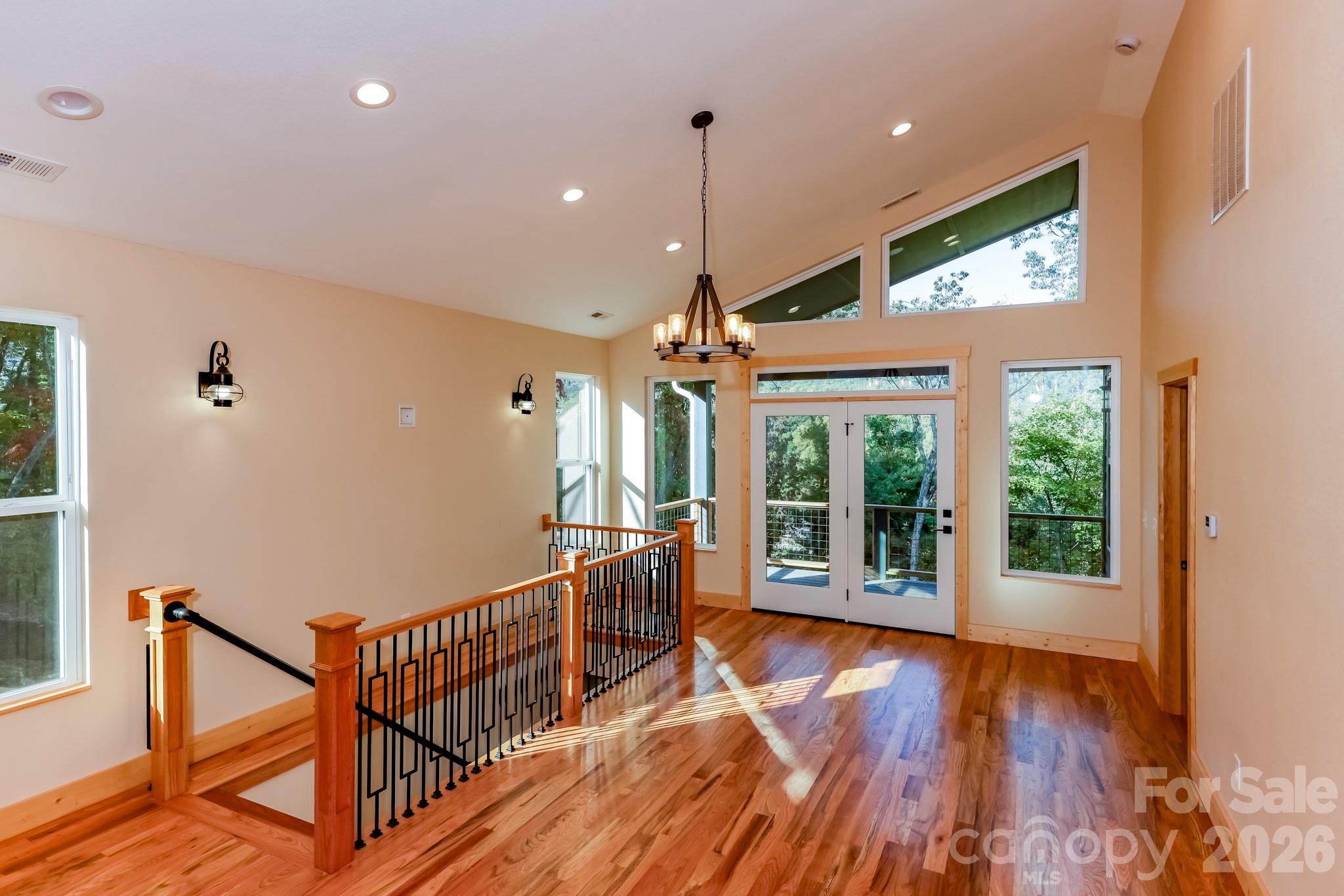 272 Seton Road Lake Lure, NC 28746 - Photo 6 of 39 a view of an entryway with wooden floor