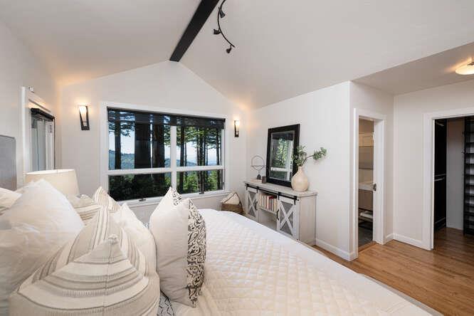 108 Ware Road Woodside, CA 94062 - Photo 25 of 56 a living room with furniture large window and wooden floor