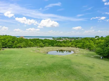 a view of a garden with an outdoor space