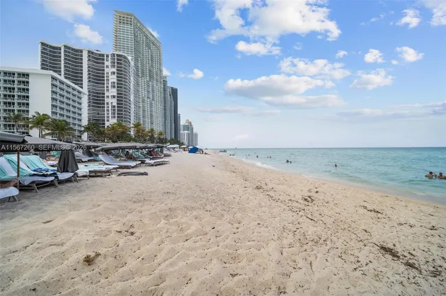 a view of beach and ocean